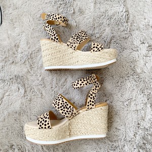 dolce vita leopard wedges
