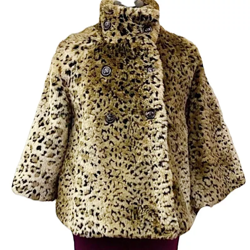Free people 2025 leopard jacket