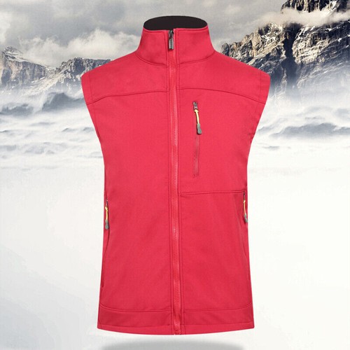 Giacca Senza Maniche Uomo Esterno Foderata Pile Gilet Top Gilet Cappotto Caldo - Foto 7 di 28