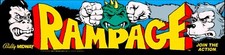 Rampage Arcade Marquee/Sign (Arcade1Up 17.75 ...