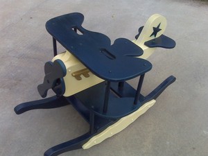 wooden rocking plane