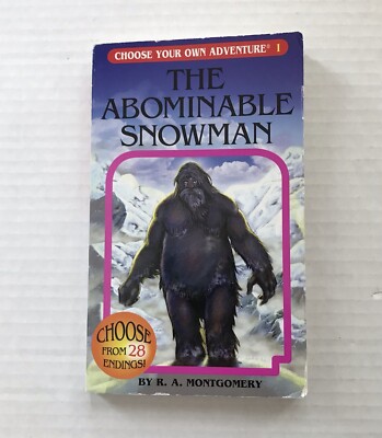 Choose Your Own Adventure Book 1 Abominable Snowman PB 2006