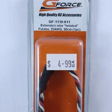 Extension Wire Twisted Futaba 30cm 22AWG GF-1110-011 GForce RC Part