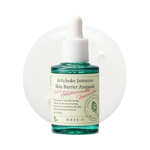 Axis-Y Artichoke Skin Barrier Ampoule – Hydrating Serum for Sensitive Skin, 30ml