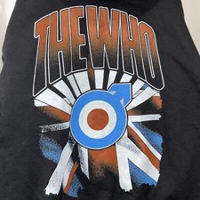 The Who Hoodie pullover front  back hits mens size large nwot e950