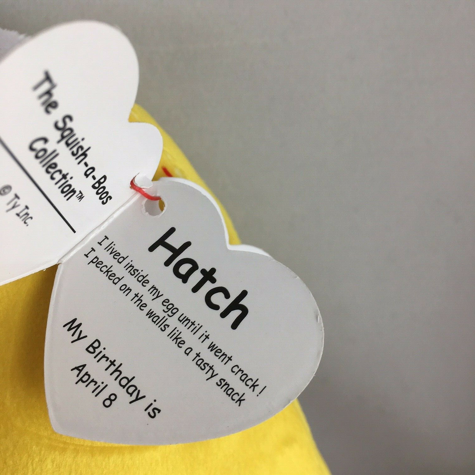 TY Squish-A-Boos Plush HATCH the 2022 Easter Chick in Egg (Medium Size 12 inch)