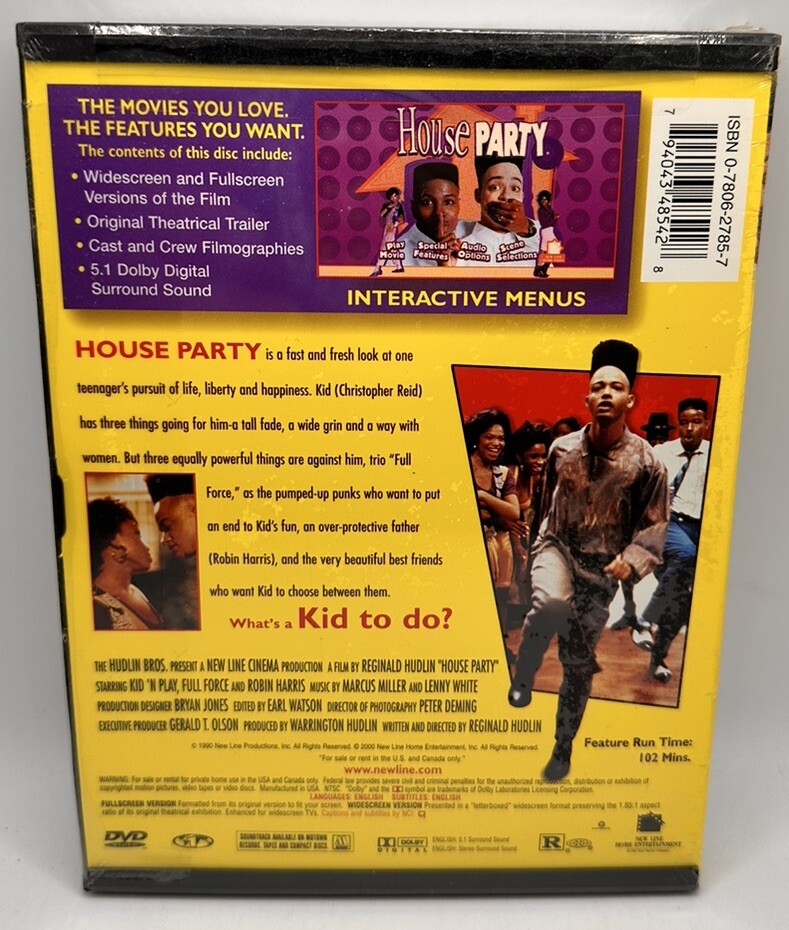 House Party (DVD, 1990) for sale online | eBay