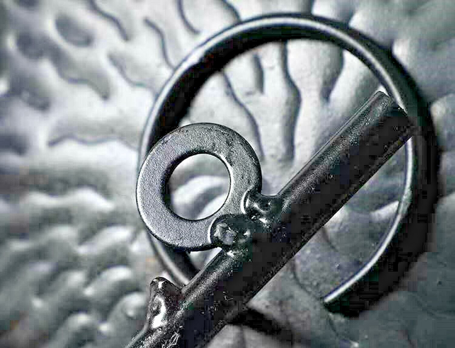 149cm Metal Wall Art Rings Hanging Sculpture Home Decor Huge Wall Decor