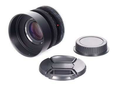Prime Yashica ML 50mm F1.4 Cine Modded Fast Portrait Lens For