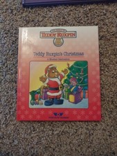 Vintage 1986 Teddy Ruxpin's Christmas Worlds Of Wonder Book Only Original