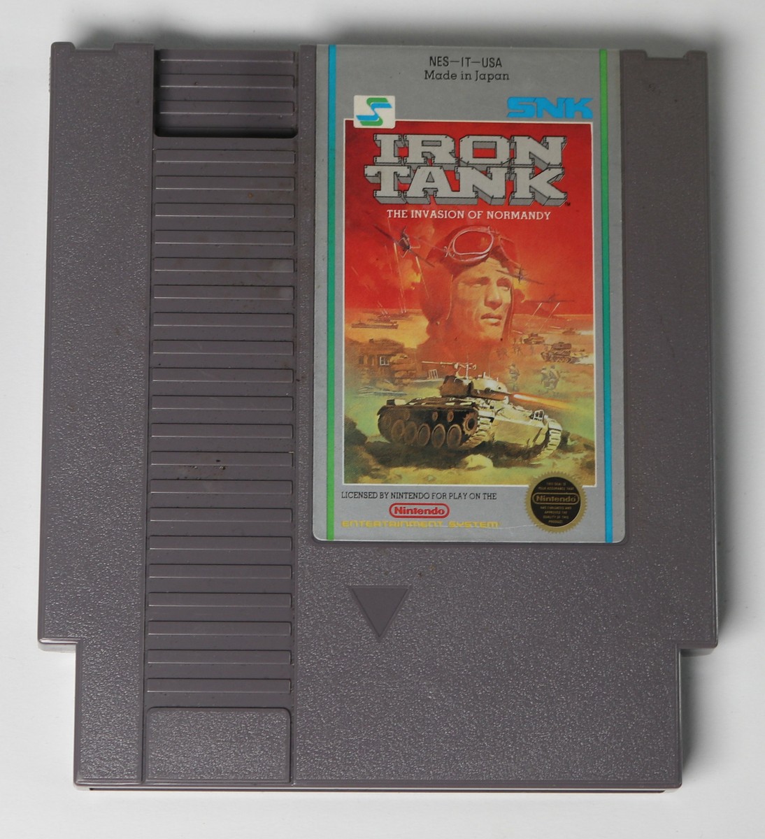NINTENDO NES BIT IRON TANK Normandy Invasion WW2 MATTEL Vintage