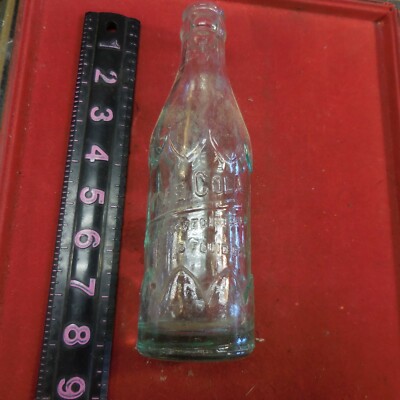 VINTAGE MINT LIME COLA GREEN BOTTLE--- NATCHEZ MISS