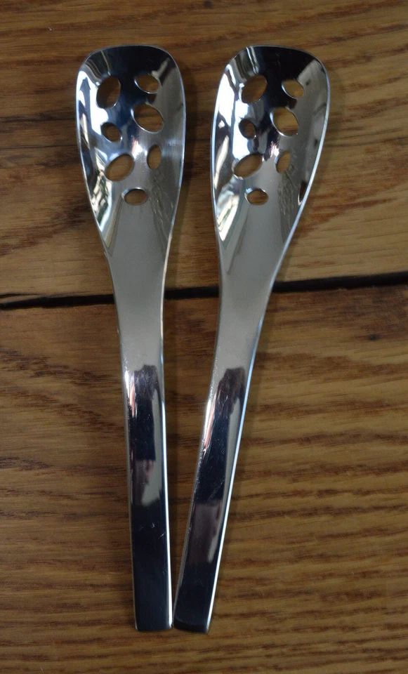 WMF CHROMAGAN - KLEINES SALAT BESTECK / VORLEGELÖFFEL - ANDRE´STOCKER DESIGN - Bild 2 von 4