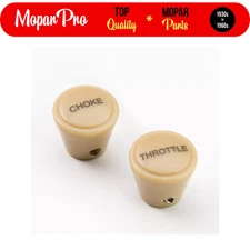 1940 1941 1942 PLYMOUTH BRAND NEW THROTTLE AND CHOKE KNOBS AND CABLES