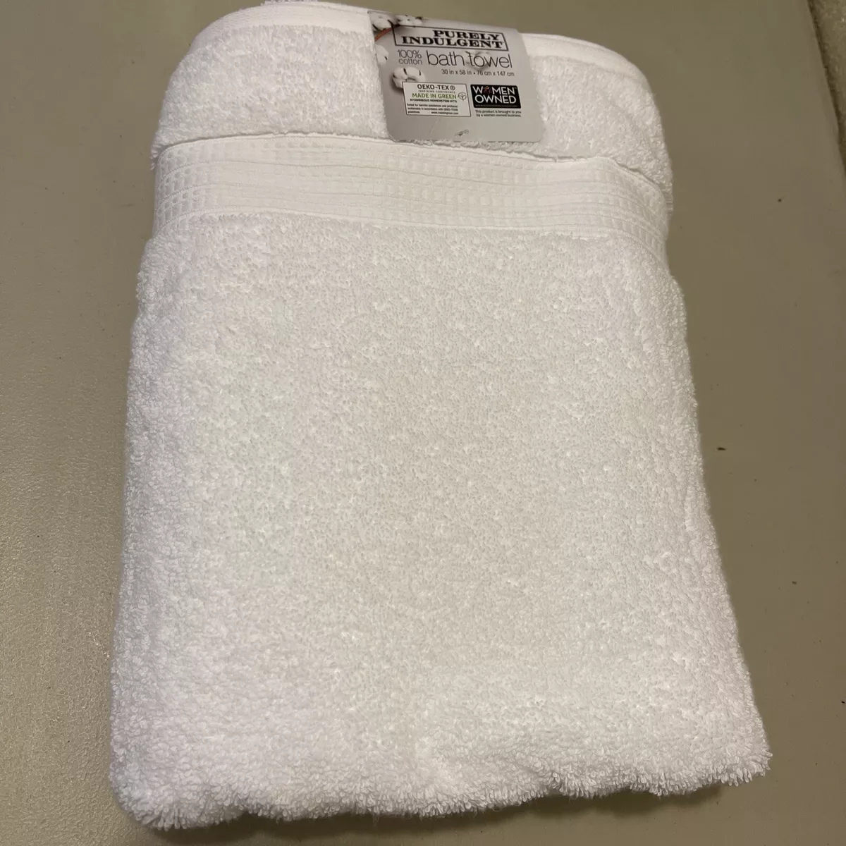 Promo  Brand Pinzon Organic Cotton Bath Towel, Set of 4, White Cicil  0% 3x - Jakarta Utara - Home And Kitchen Usa