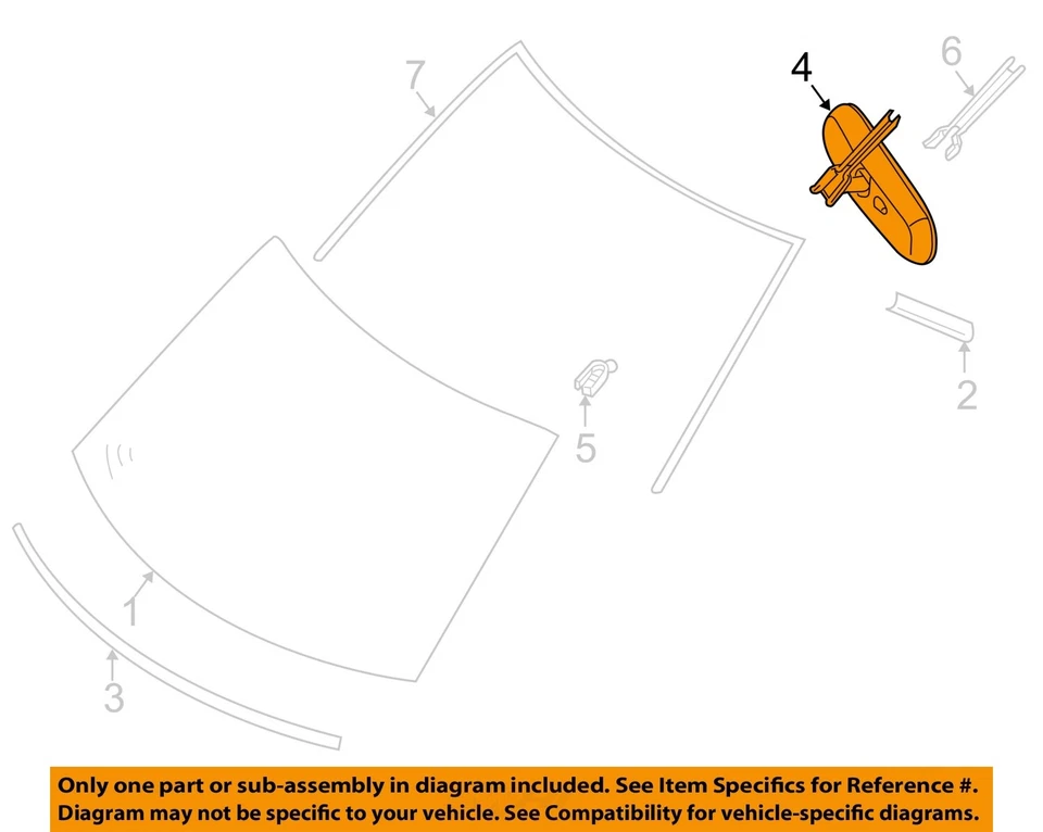 Espejo retrovisor interior delantero central usado se adapta a: Nissan Sentra 2017 centro delantero Foto 3 de 4