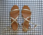 H&M gold gladiator sandals strappy shoe size EU 35