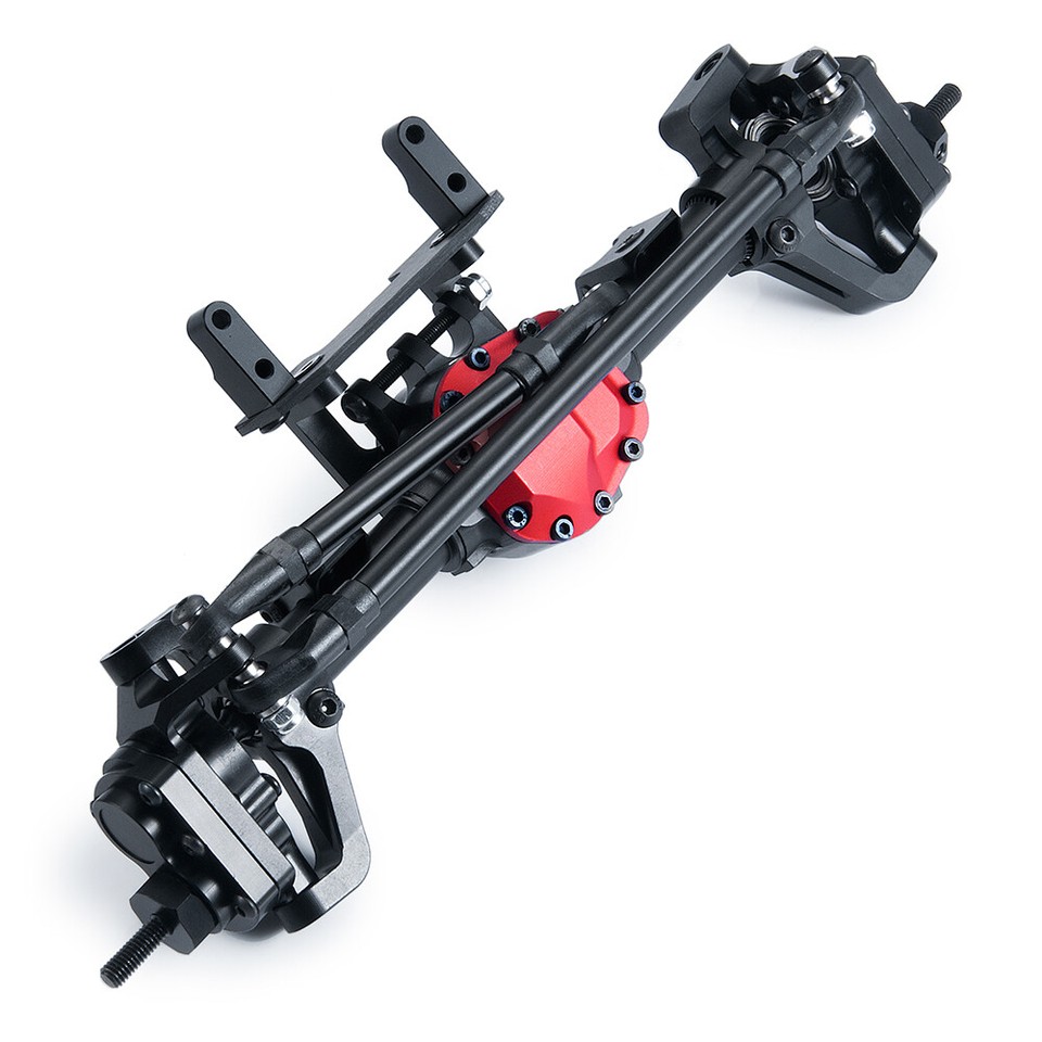 RCBATER Metal Front / Rear Axle for 1/10 Scale RC Axial SCX10 90046 ...