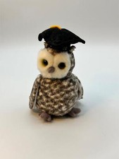 Ty Beanie Babies SMART the Owl Beanbag Plush Toy
