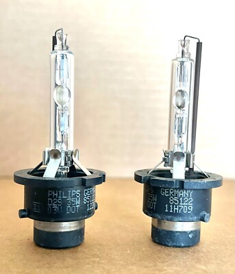 2x OEM Philips 85122 Xenon D2S Bulbs Set HID Light Lamps Germany made