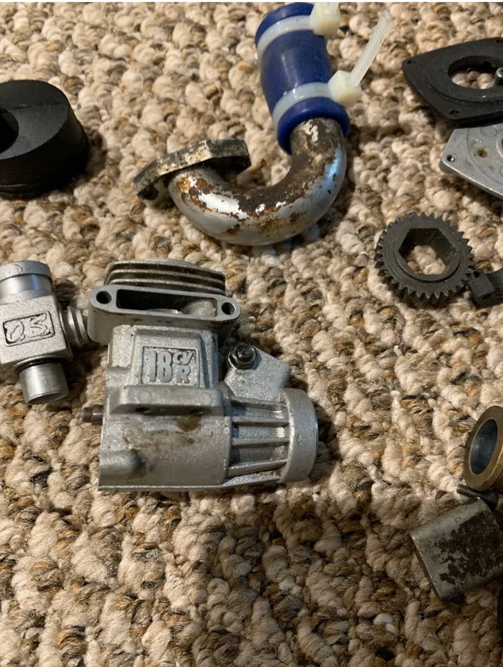 LOT of OS Max Model Engine parts. LOOK, lots of good stuff. - Image 2 of 4