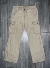 Vintage Ralph Lauren Polo Jeans Co Pants Women's Size 12, Tan Cargo Military