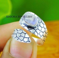 Rainbow Moonstone 925 sterling silver handmade Gift Ring US size 5 to 13