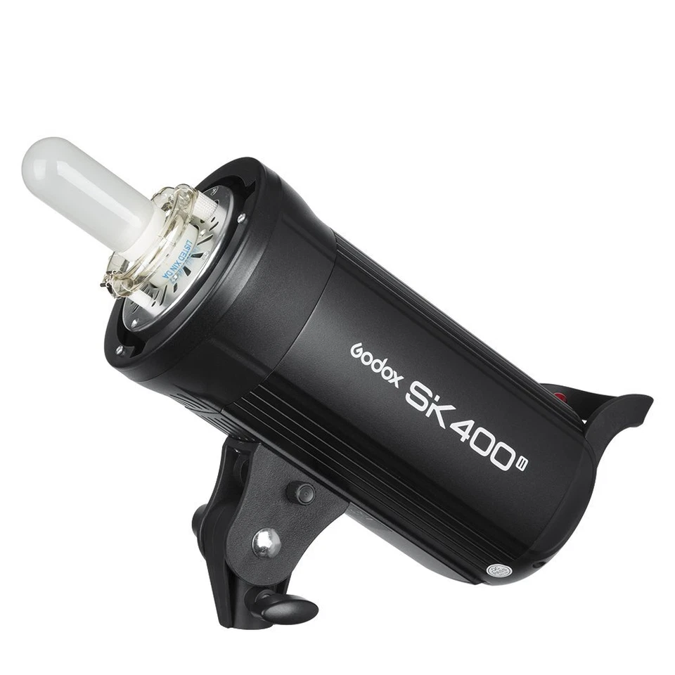 Godox SK400II 110V Studio Flash Head Light + 60*90cm Softbox Suporte Barndoor Kit - Imagem 3 de 4