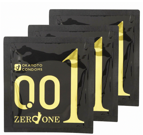 OKAMOTO ZERO ONE 001 Ultra thin Condom 3pc Standard Made in Japan - Picture 4 of 10