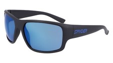 New SPYDER SP6030 Graphite Wrap Sports Sunglasses w/ Case 61mm Retail 100 