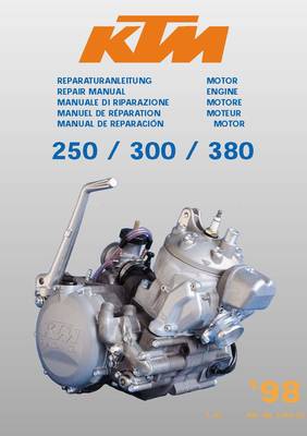 KTM Engine Service Workshop Shop Repair Manual Book 1998 300 M-XC