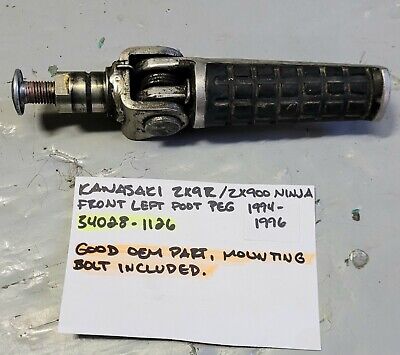 KAWASAKI ZX9-R / ZX900 NINJA FRONT LEFT FOOT PEG 34028-1126 | eBay