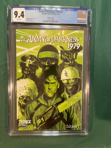 ARMY OF DARKNESS 1979 #3 COVER B SUYDAM CGC 9.4 WP DYNAMITE HOHC 2021 - Picture 1 of 2