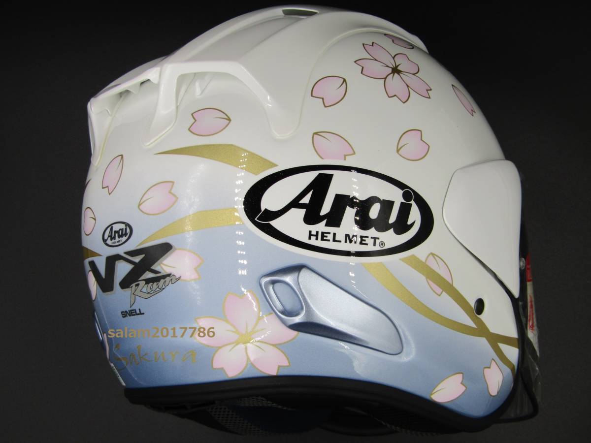 アライ Arai VZ-RAM SAMURAI 61-62cm XL Arai Full Face Helmet VZ-Ram Sakura White Size XL (61-62cm