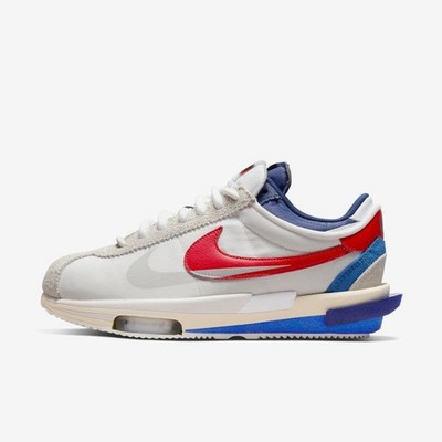 Nike Sakai x Zoom Cortez White and University Red DQ0581-100 37605362