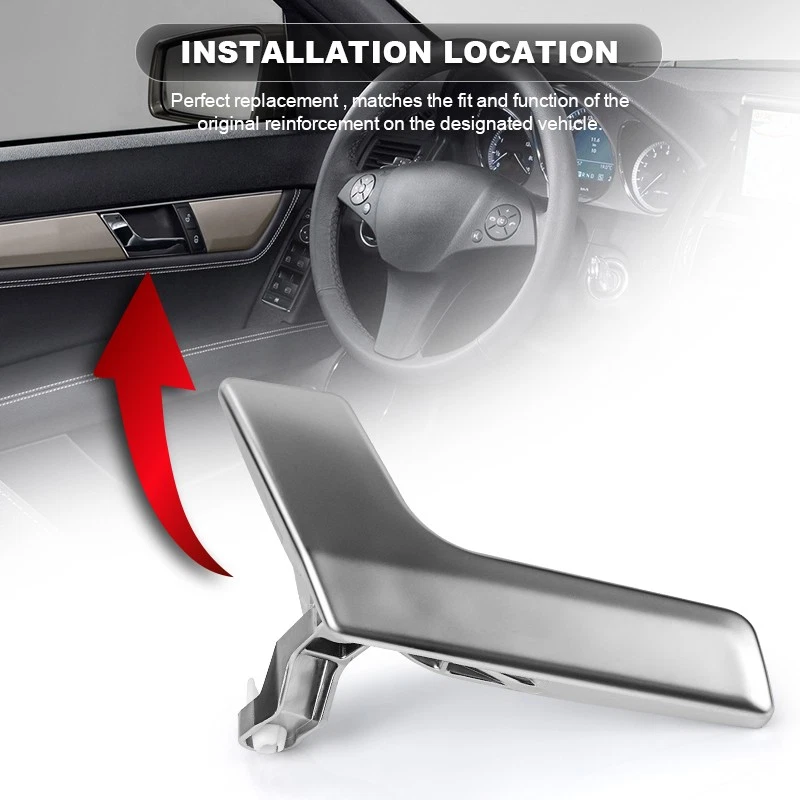 Manija de puerta interior para Mercedes-Benz W204 C250 C300 C350 C63 X204 GLK300 GLK350 Foto 3 de 4