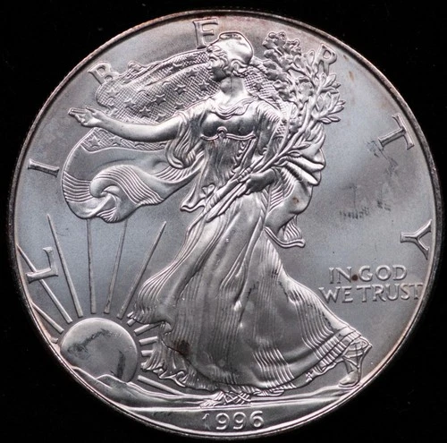 1996 American Silver Eagle — photo from the most recent tracked eBay sale