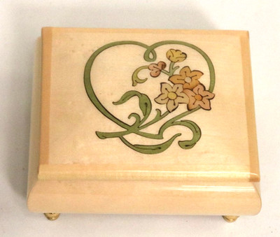 Alice Sturzinger Italy Wood Inlay Romance La Chanson de Lara Music Box Reuge
