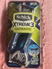 Men’s XTREME 3 ULTIMATE Disposables Razors ~ 4 PACK ~ Shea Butter, Aloe, Vit. E