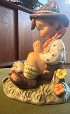 Lot of 3 authentic Goebel M.I. Hummel figurines, all beautifully hand-painted