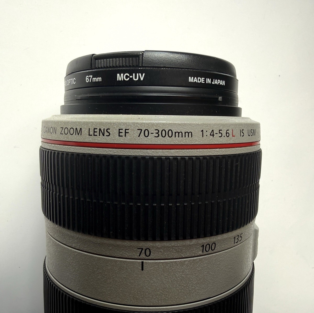 Canon Zoom Lens EF 70-300mm F4-5.6 L IS USM With Hood And Bag Nice