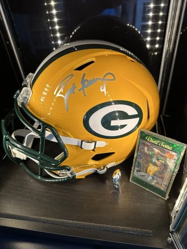 Brett Favre Signed Full Size Packers Speed Helmet W/Fanatics COA
