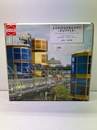 Busch 1008 escala H0 1/87 kit edificio de oficinas "cobre" | Zustand: Neu