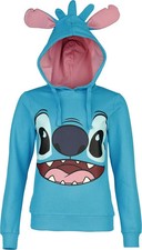 Lilo & Stitch Kapuzenpullover Damen Stitch bl...
