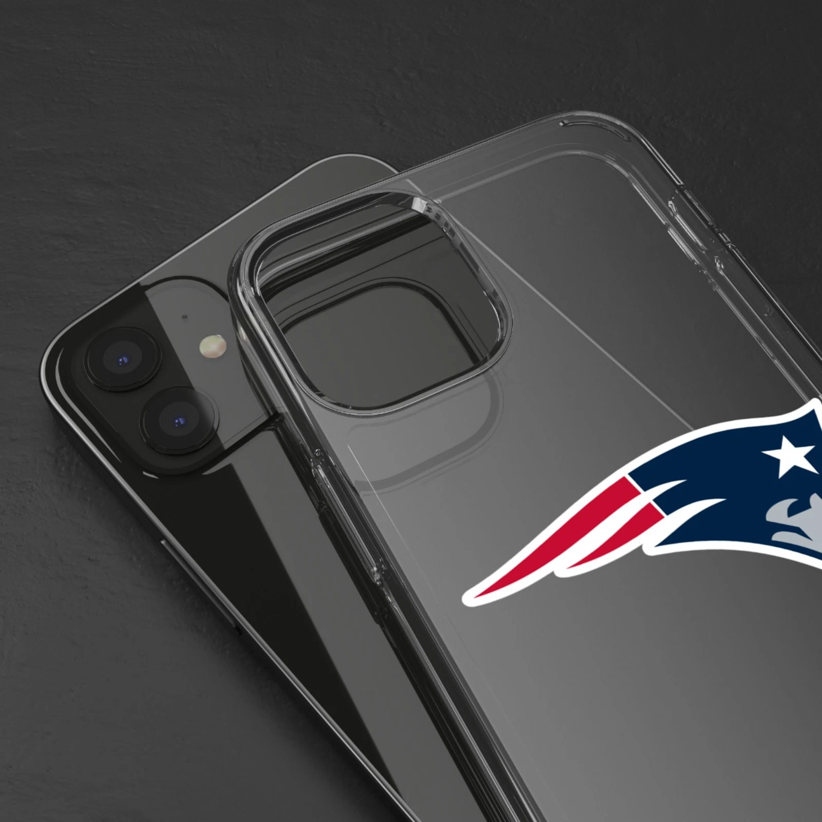 New England Patriots Clear Phone Case for iPhone