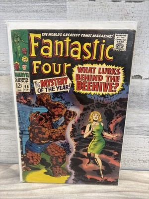 Marvel Comics Fantastic Four Issue #66 1967 1st HIM Warlick Good