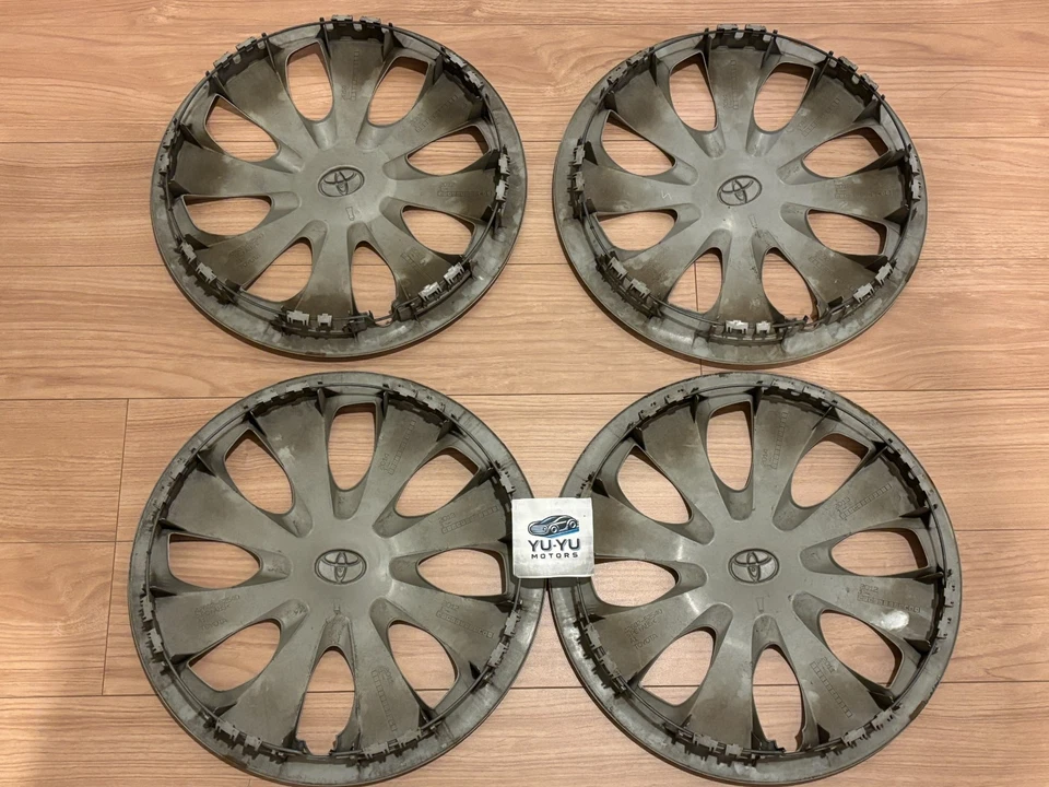 Toyota Genuine Prius C 2012-2021 15inch Wheel Hub Cap Full Cover 4 Piece Set OEM Foto 4 de 4