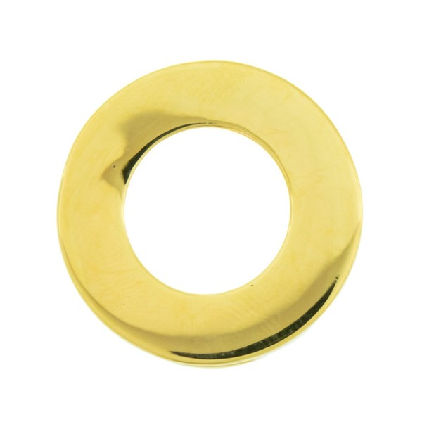 Cavill SilberanhäNger Ring 925 Silber Vergoldet 30X30Mm Damen Schmuck-image