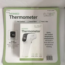 🔥🔥FLTR Non-Contact Infrared Instant Read Thermometer Fever Alert Auto Off New