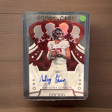 Panini Crown Royale Anthony Gordon #78 Red Auto /49 Rookie Chronicles